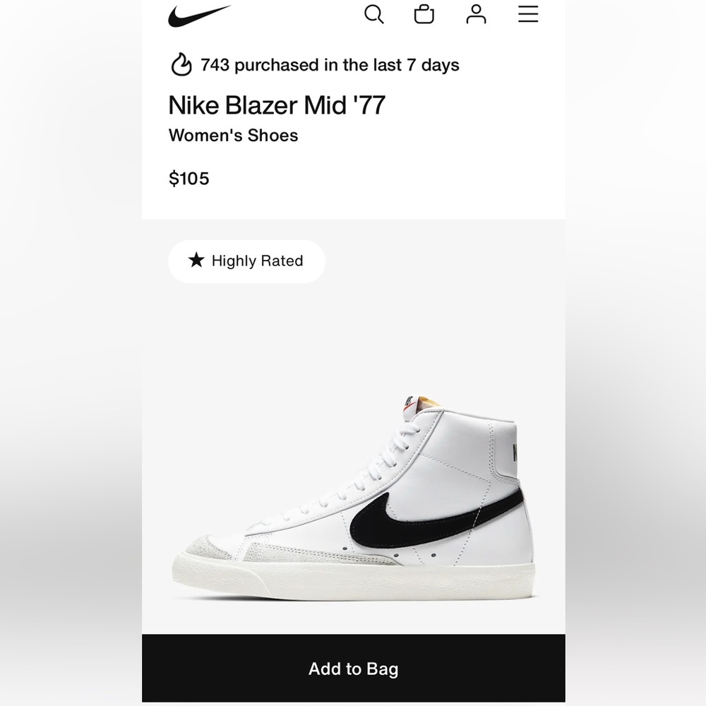Nike blazer mid 77
